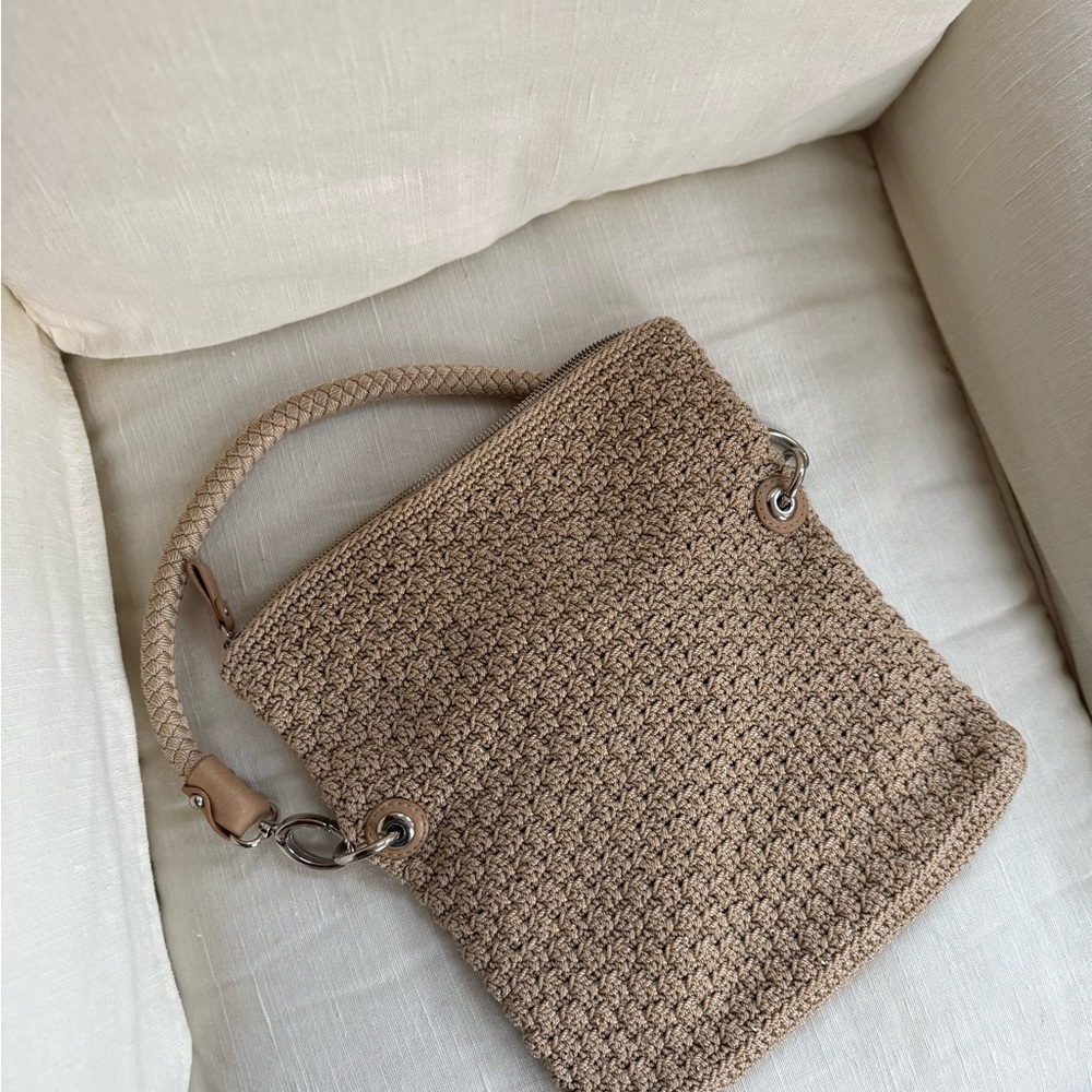 The Sak EUC Lucia crochet fold over handbag woven detail great quality - Picture 5 of 9